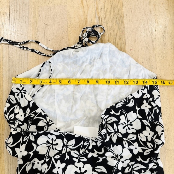 Faithfull the Brand floral Halter tie back mini dress - Picture 10 of 11